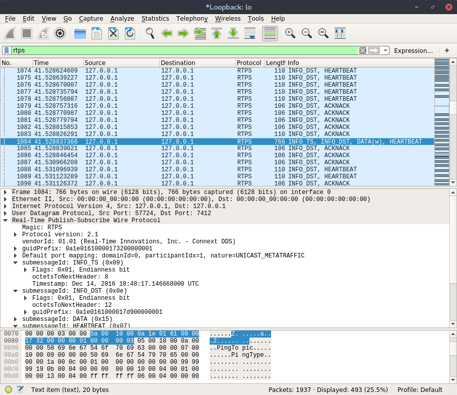 Wireshark Screenshot